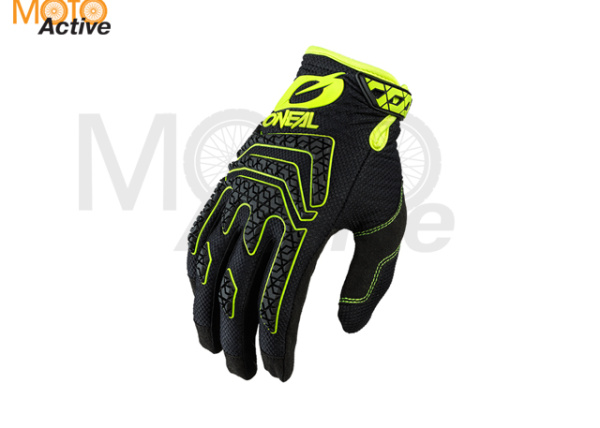 Перчатки эндуро-мотокросс O'NEAL SNIPER ELITE, черный/желтый